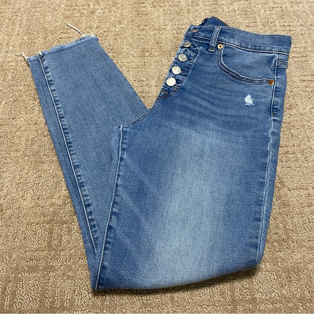{GAP Denim} True Skinny High Rise Jeans | Light Indigo ~ Size 6/28